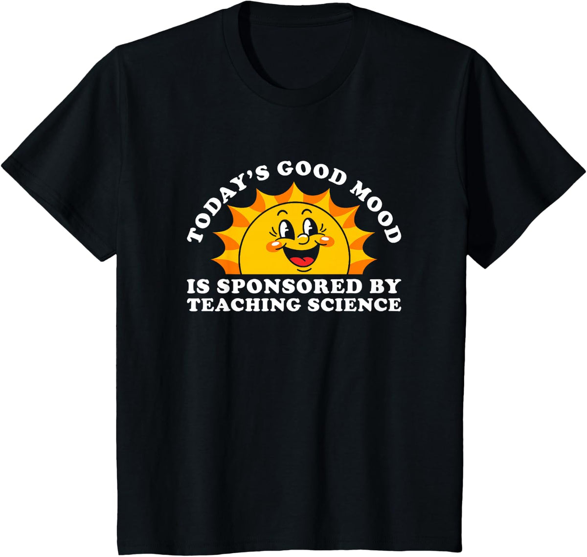 Retro Vintage Science Teacher T-Shirt - Black