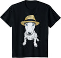 Art Bull Terrier Dog Dad T-Shirt - Black