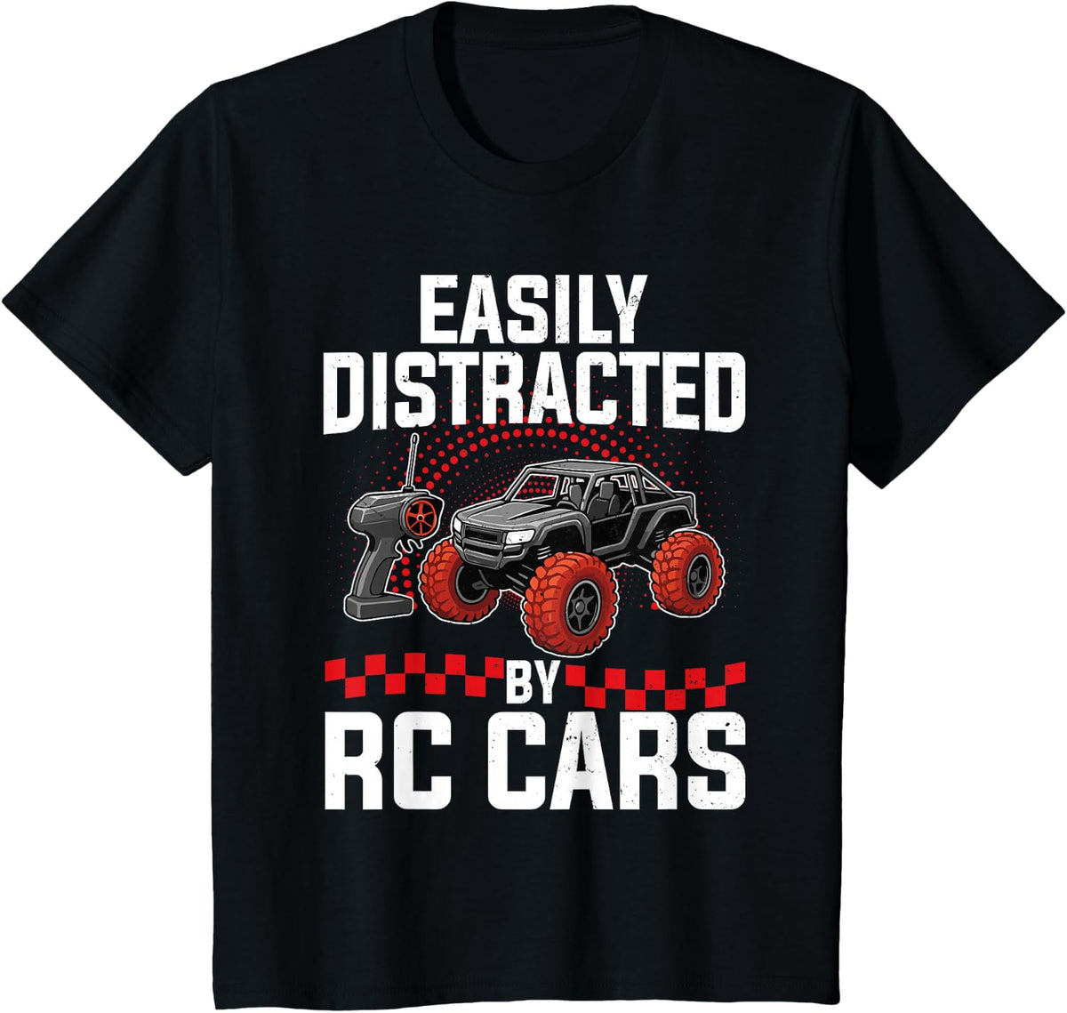 Cool RC Car Art for Men Women Boys Girls RC Racing Lover T-Shirt - Black