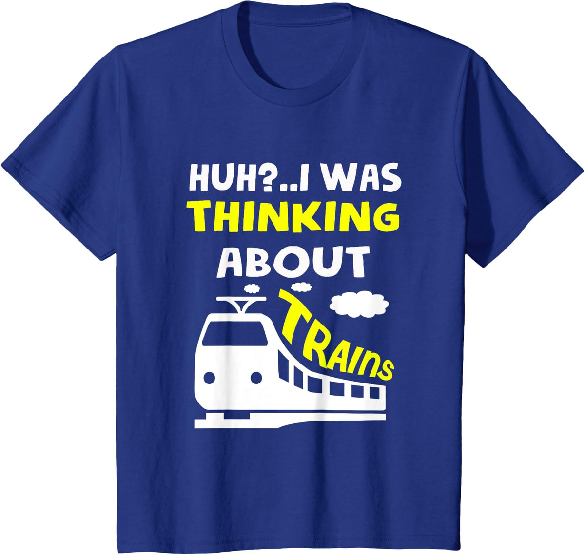 LOCOMOTIVE ENGINEER T SHIRT Trains Gifts for Men Boys Kids T-Shirt - Royal Blue