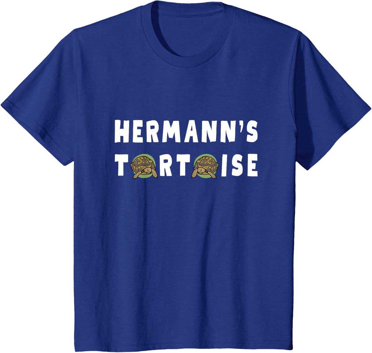 Hermann’s Tortoise Funny Pet Cute Tortoise Cartoon T-Shirt - Royal Blue