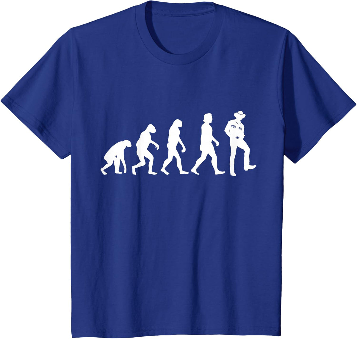 Line Dancer Evolution Line Dance T-Shirt - Royal Blue