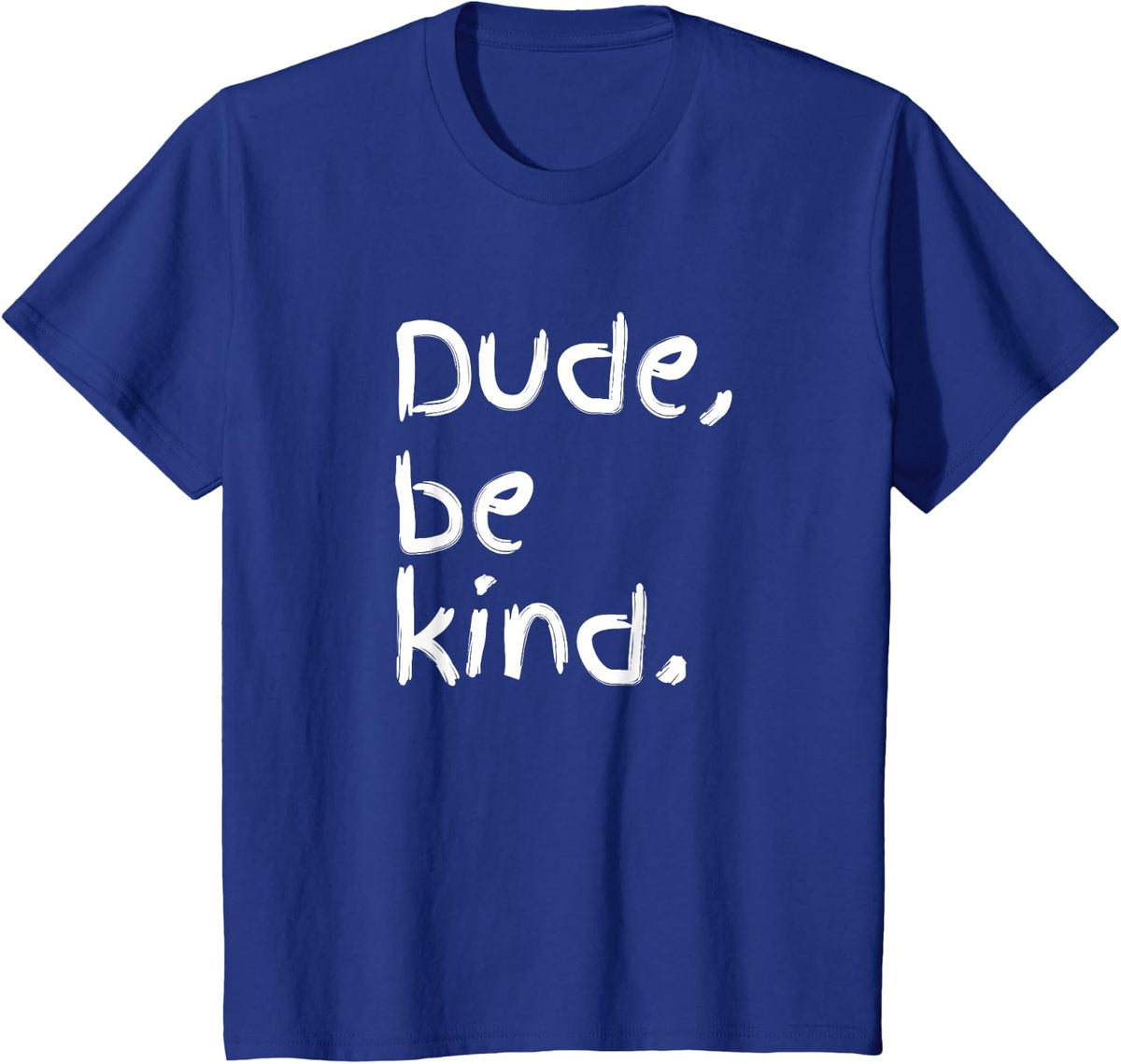 Geck Art Anti-Bullying Movement Handwritten T-Shirt - Royal Blue