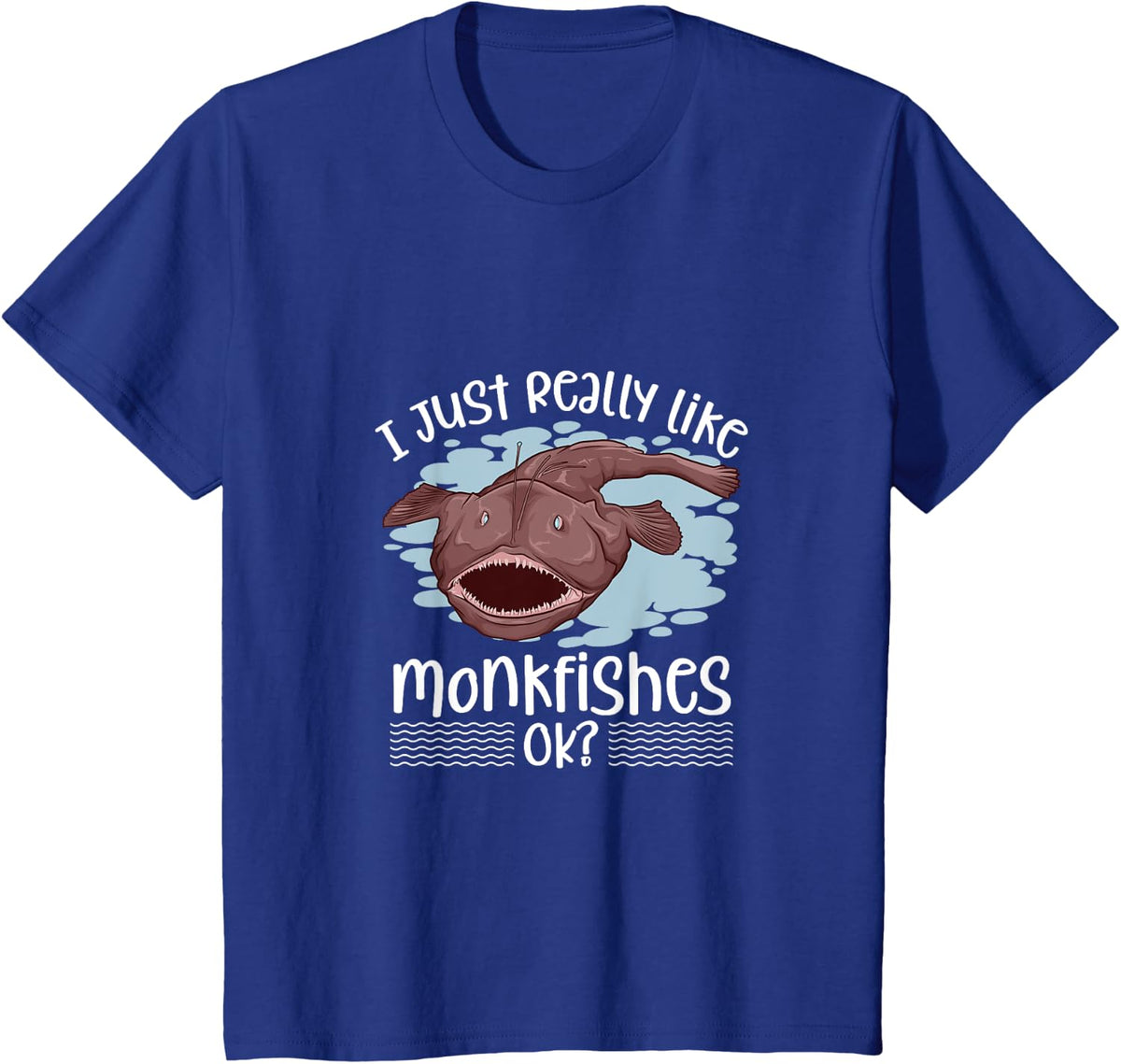 I love Monkfish T-Shirt - Royal Blue