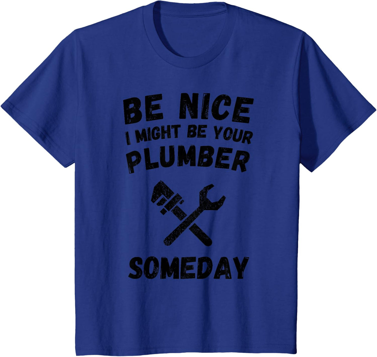 Funny Plumber Men Design Plumbing Pipefitter Plumbers T-Shirt - Royal Blue