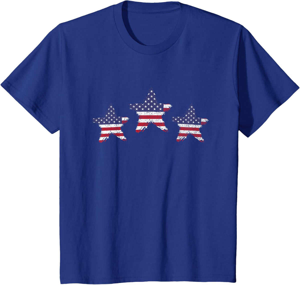 USA Patriotic Stars American Flag America Cute 4th Of July T-Shirt - Royal Blue