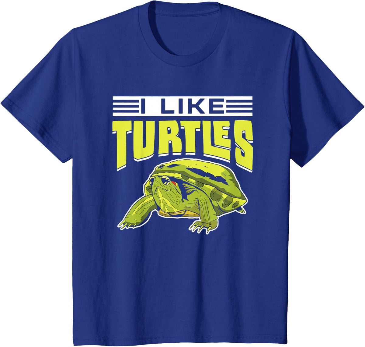I Mag Turtle Lovers Pet Turtle Sayings T-Shirt - Royal Blue