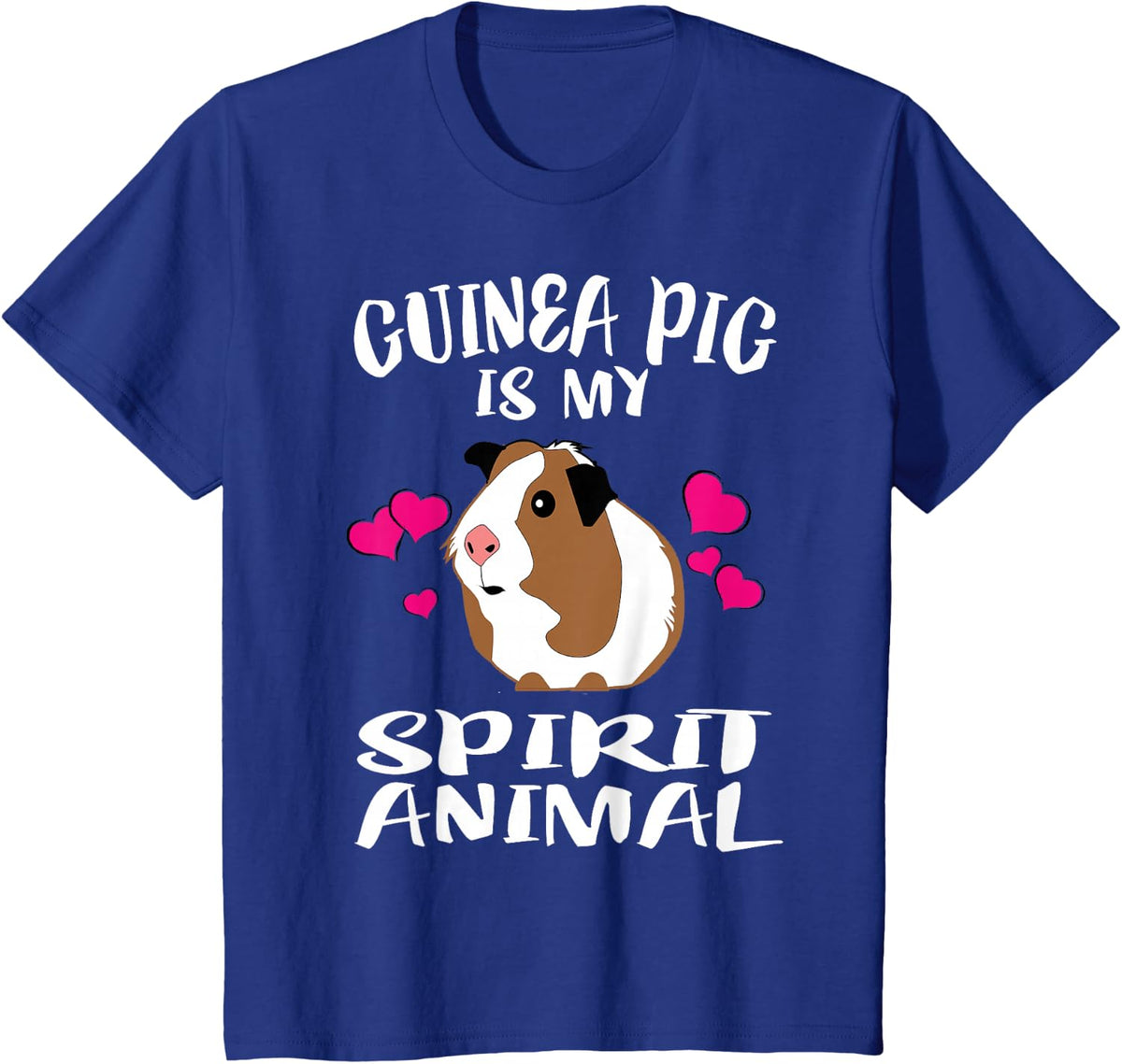 Guinea pig Is My Spirit Animal T-Shirt Pet Lover Owner Gift T-Shirt - Royal Blue