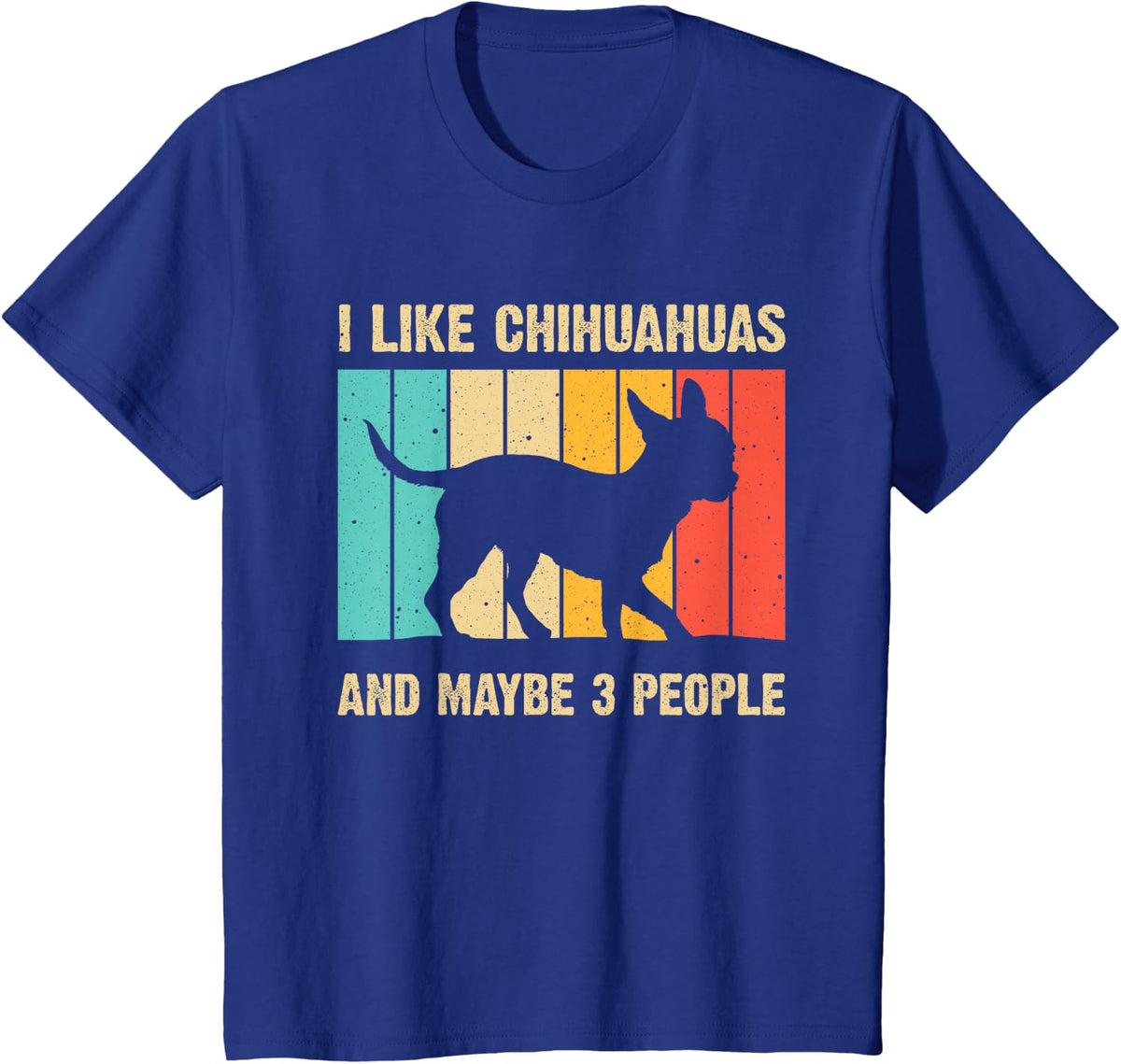 Cute Chihuahua Design for Women Kids Men Pet Puppy Lovers T-Shirt - Royal Blue