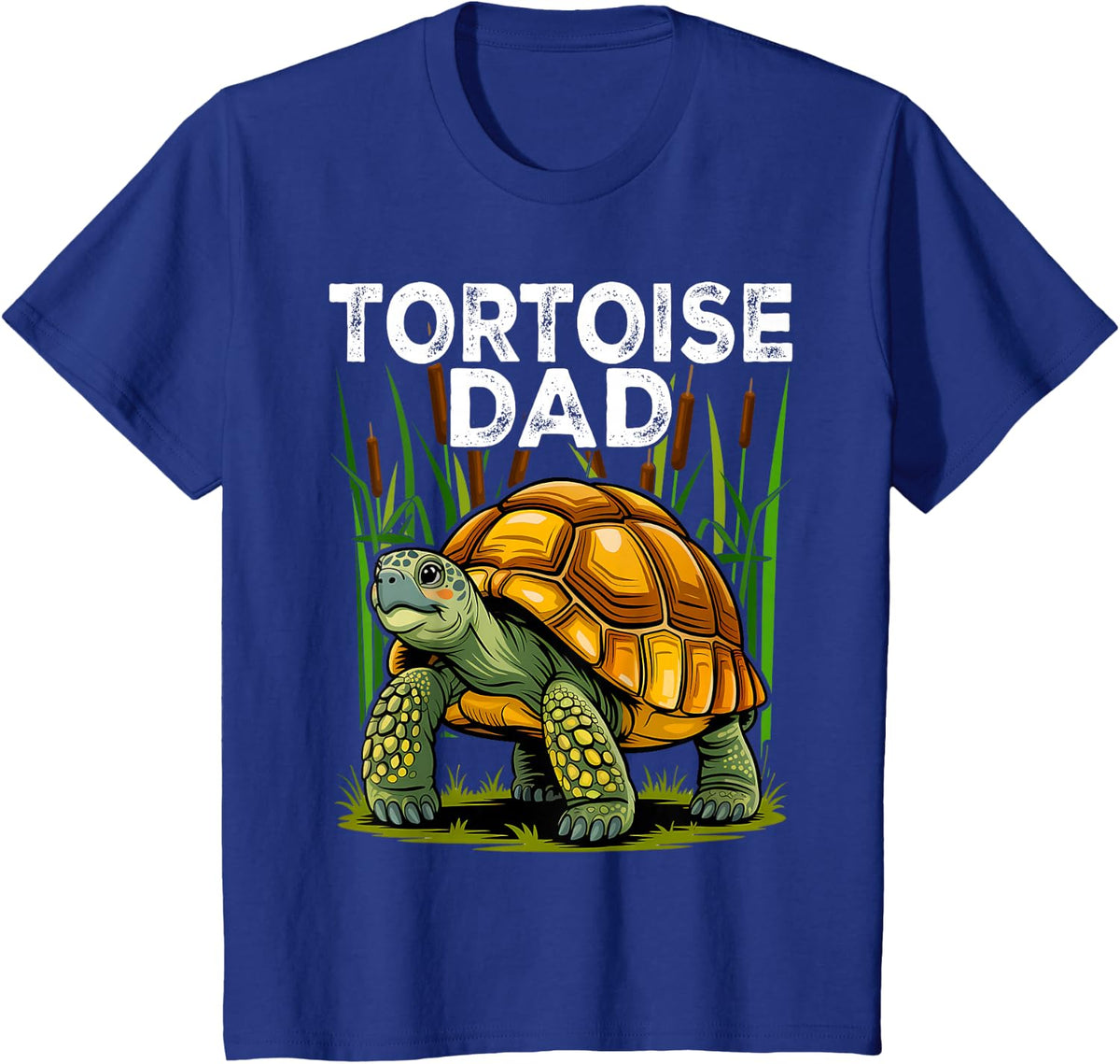 Tortoise Dad Father's Day Turtle Reptile Men T-Shirt - Royal Blue