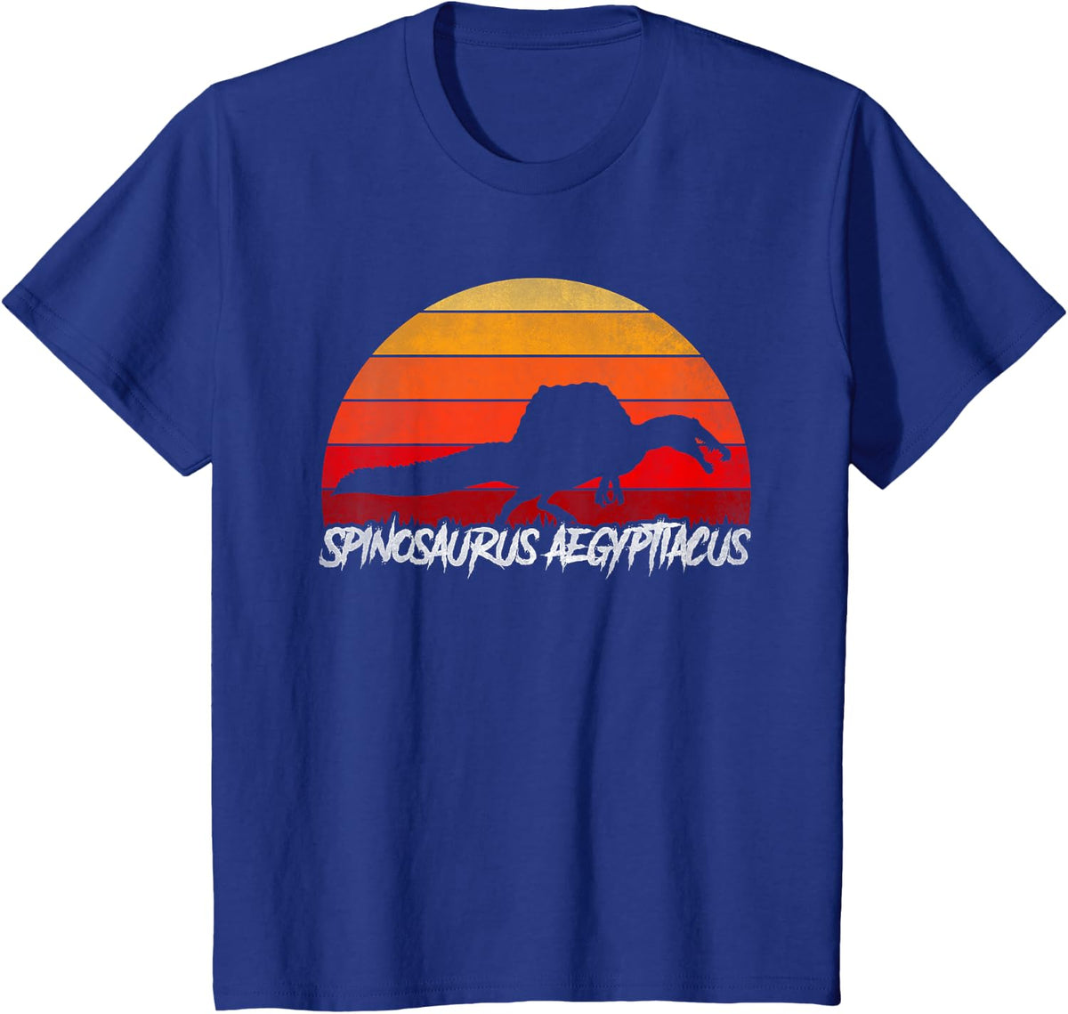 Spinosaurus Aegyptiacus - Accurate Dinosaur Paleontologist T-Shirt - Royal Blue
