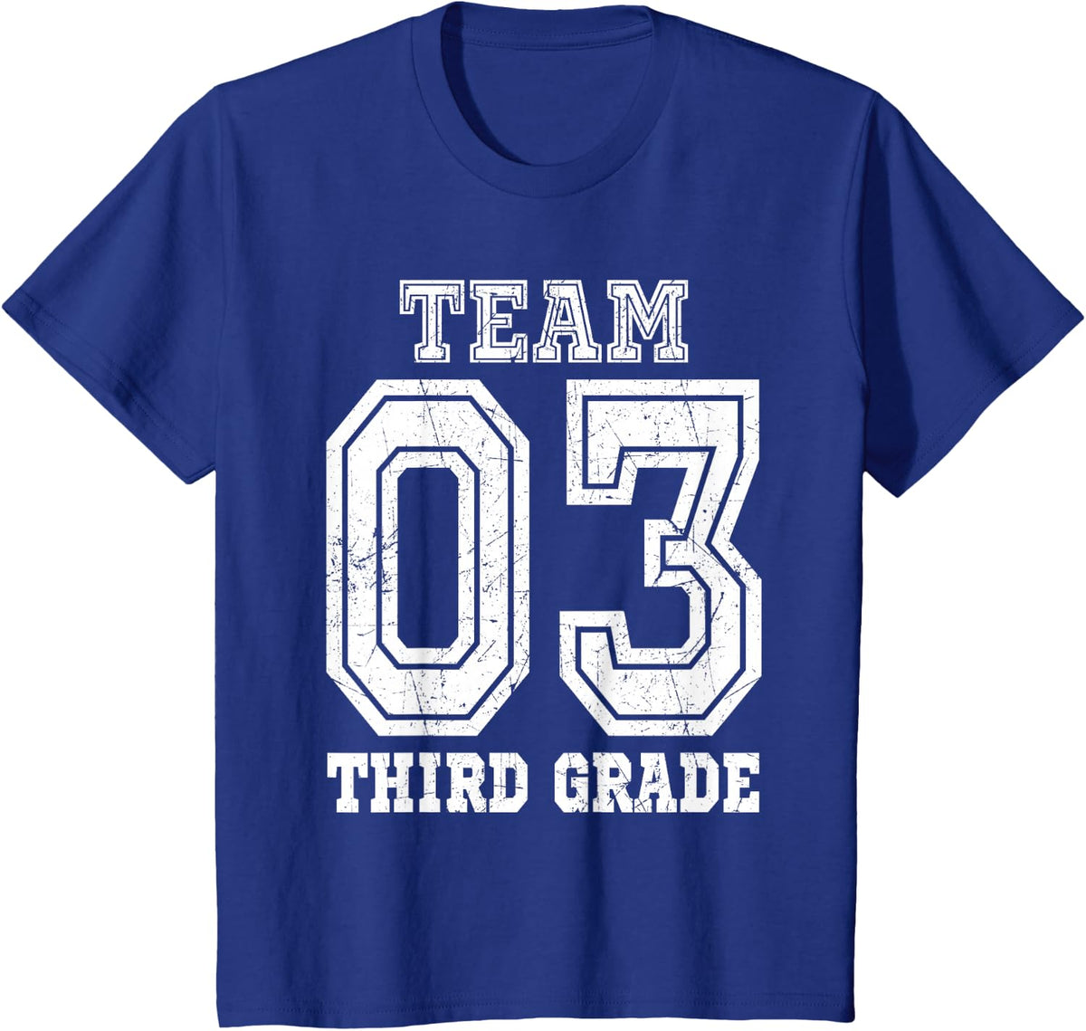 Team 3rd Grade Back To School T-Shirt Third Grade Teacher Student Tees - Royal Blue