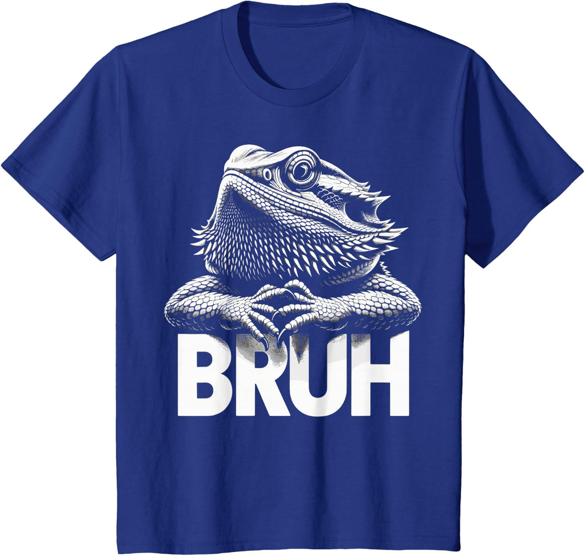 Bruh Bearded Dragon T-Shirt - Royal Blue