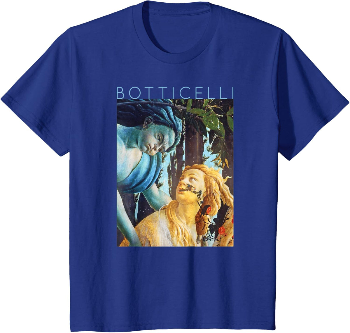 Sandro Botticelli, Primavera, Spring - Art for Artists T-Shirt - Royal Blue