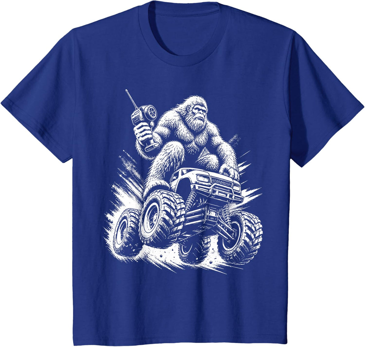 Vintage RC Car Racing Bigfoot RC Racer T-Shirt - Royal Blue