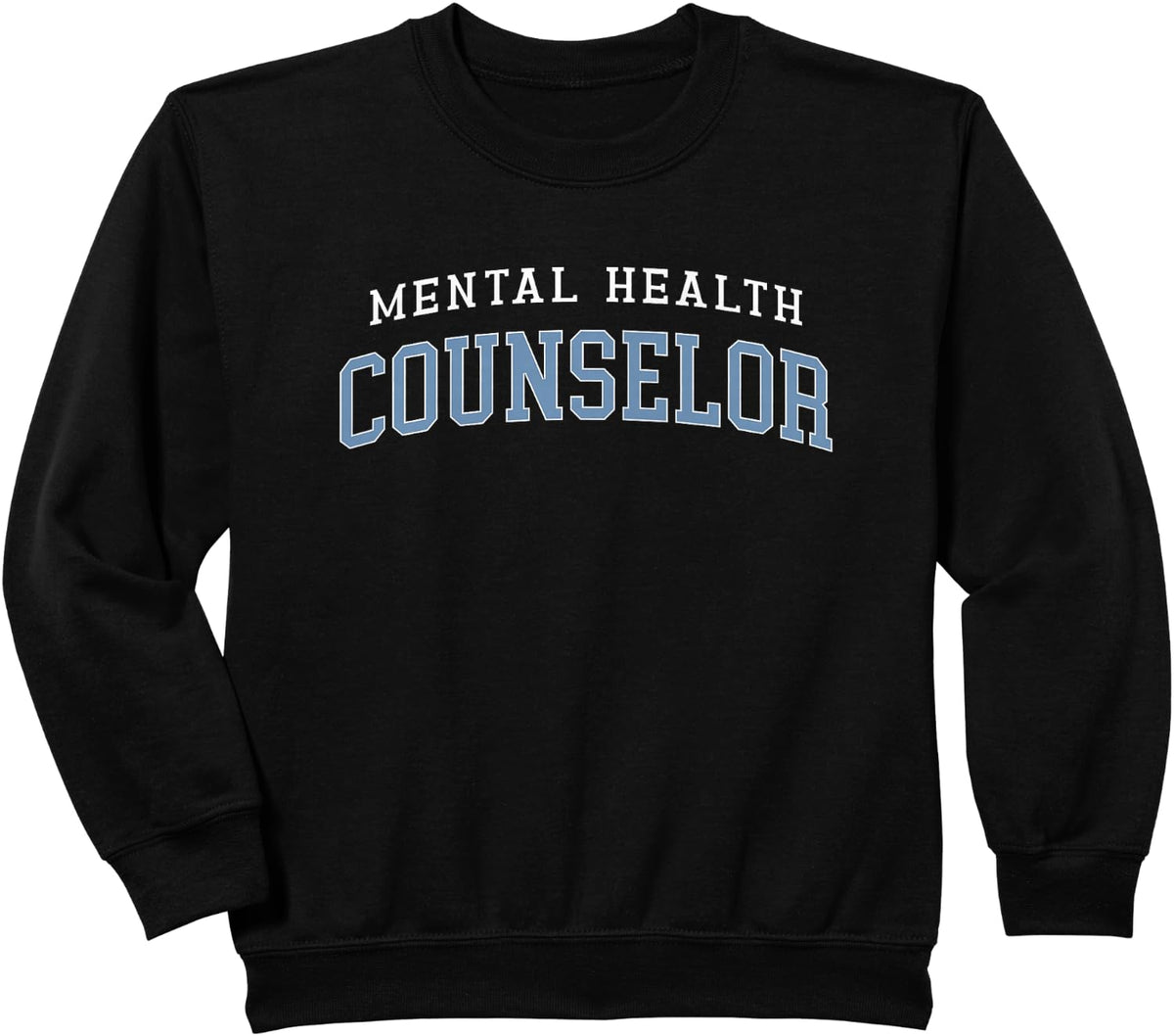 Mental Health Counselor Mental Awareness Therapist Sweatshirt - Black