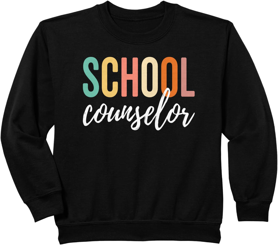Counseling School Counselor Sweatshirt - Black