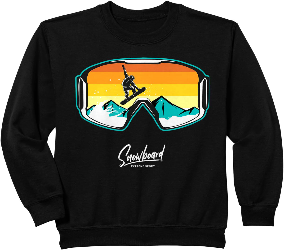 Snowboarder Snow Boarding Snowboarders Sweatshirt - Black