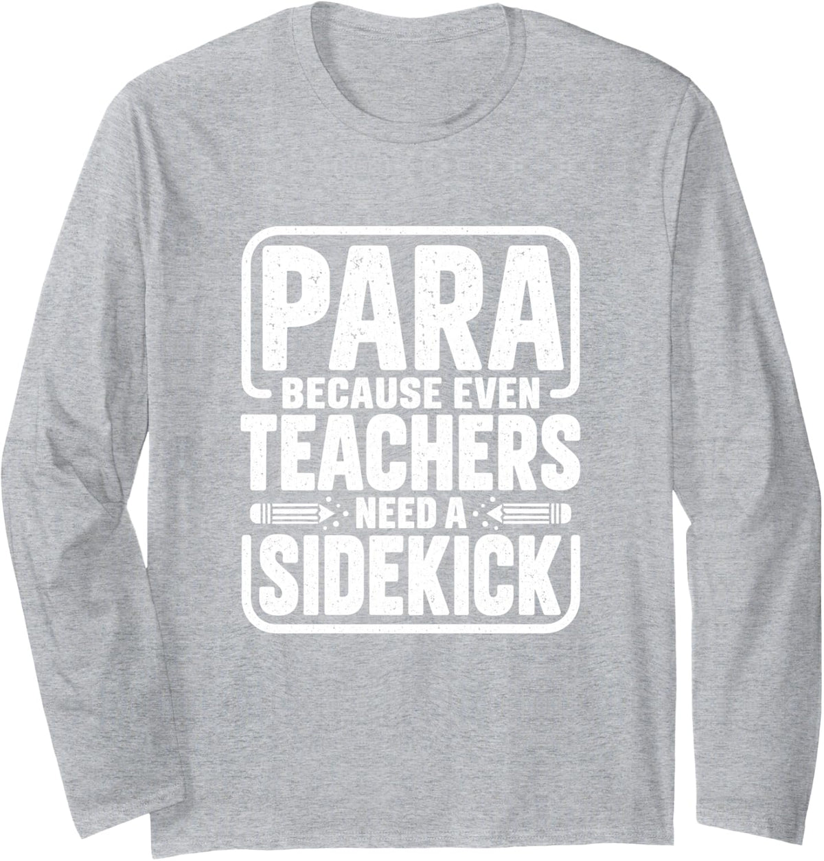 Classroom Family Long Sleeve T-Shirt - Adult Unisex Heather Grey