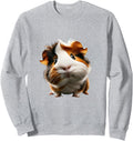 Adorable Guinea Pig Sweatshirt - Adult Unisex Heather Grey