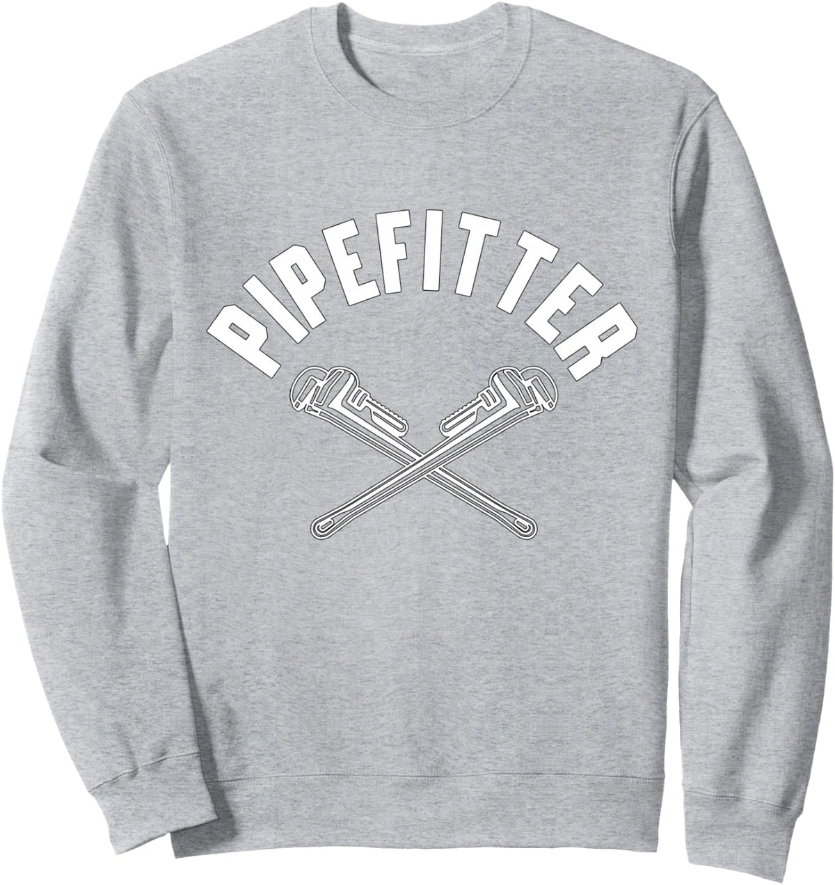 Pipefitter Sweatshirt - Adult Unisex Heather Grey