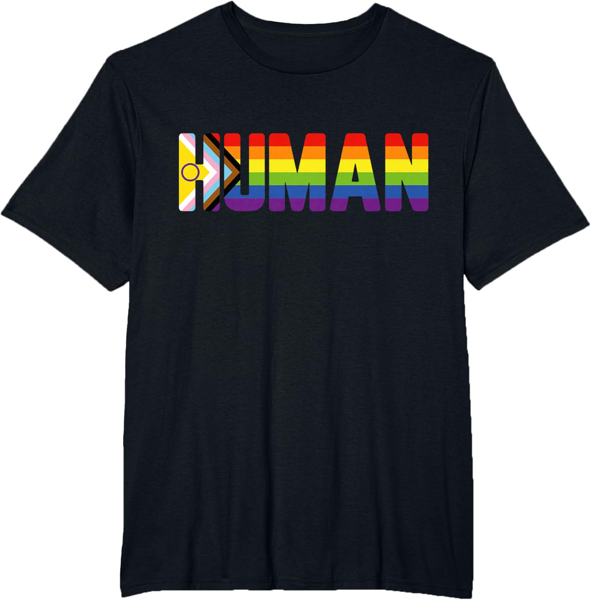 LGBTQ+ Pride Month Inclusivity T-Shirt - Black