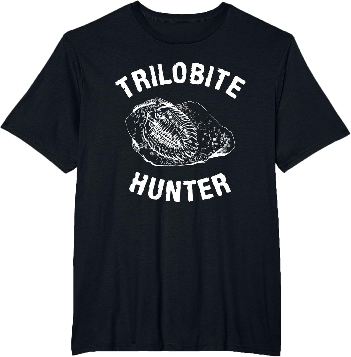 Trilobite Hunter Fossil Hunting Paleontologist Paleontology T-Shirt - Black