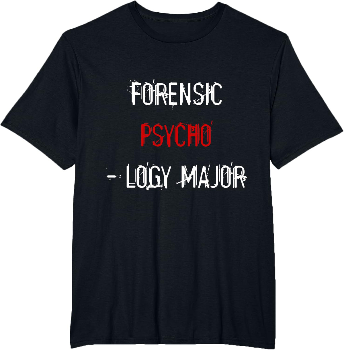 Forensic Psychology T-Shirt - Black