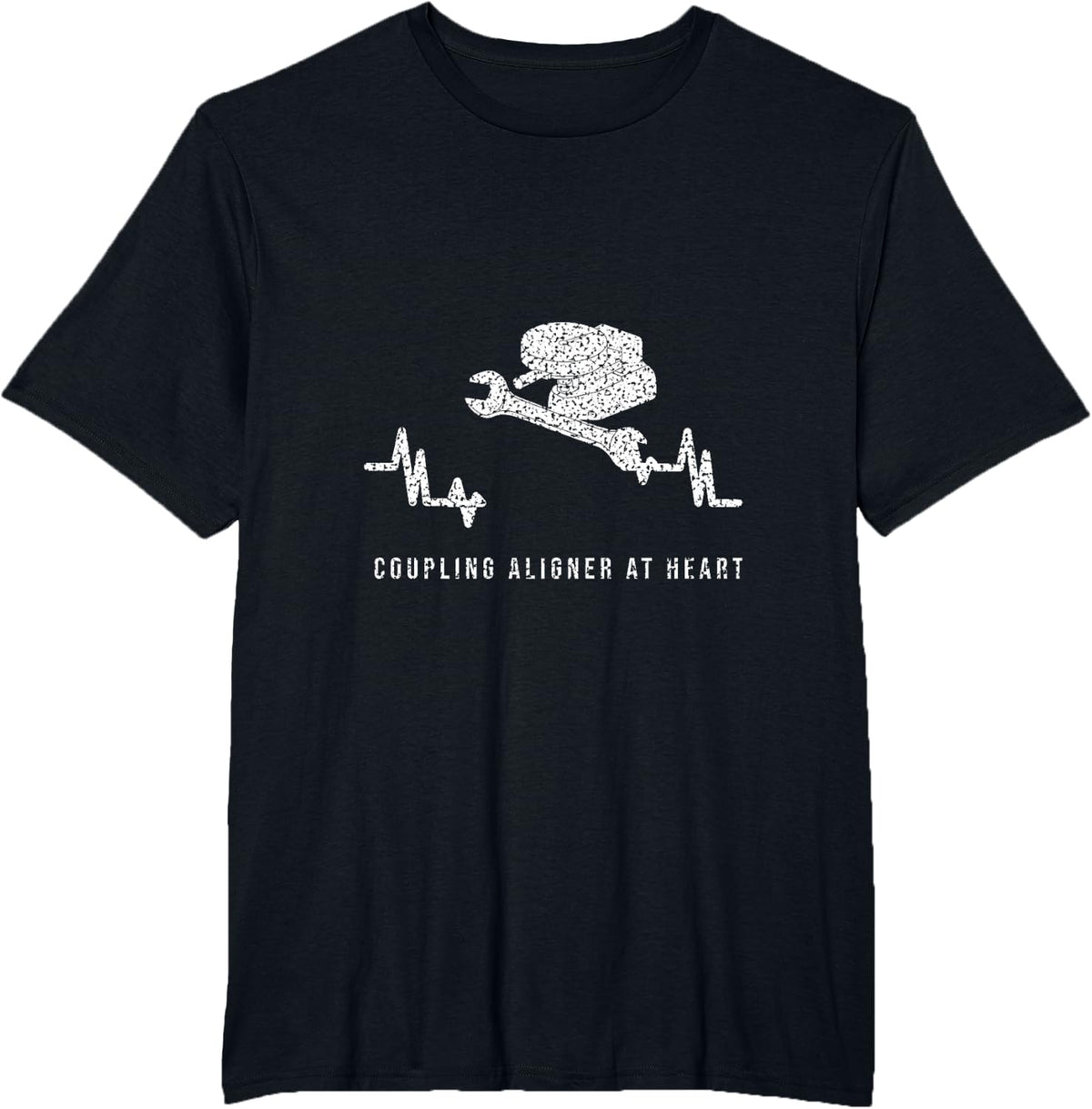 Millwright Humor - Coupling Aligner At Heart T-Shirt - Black