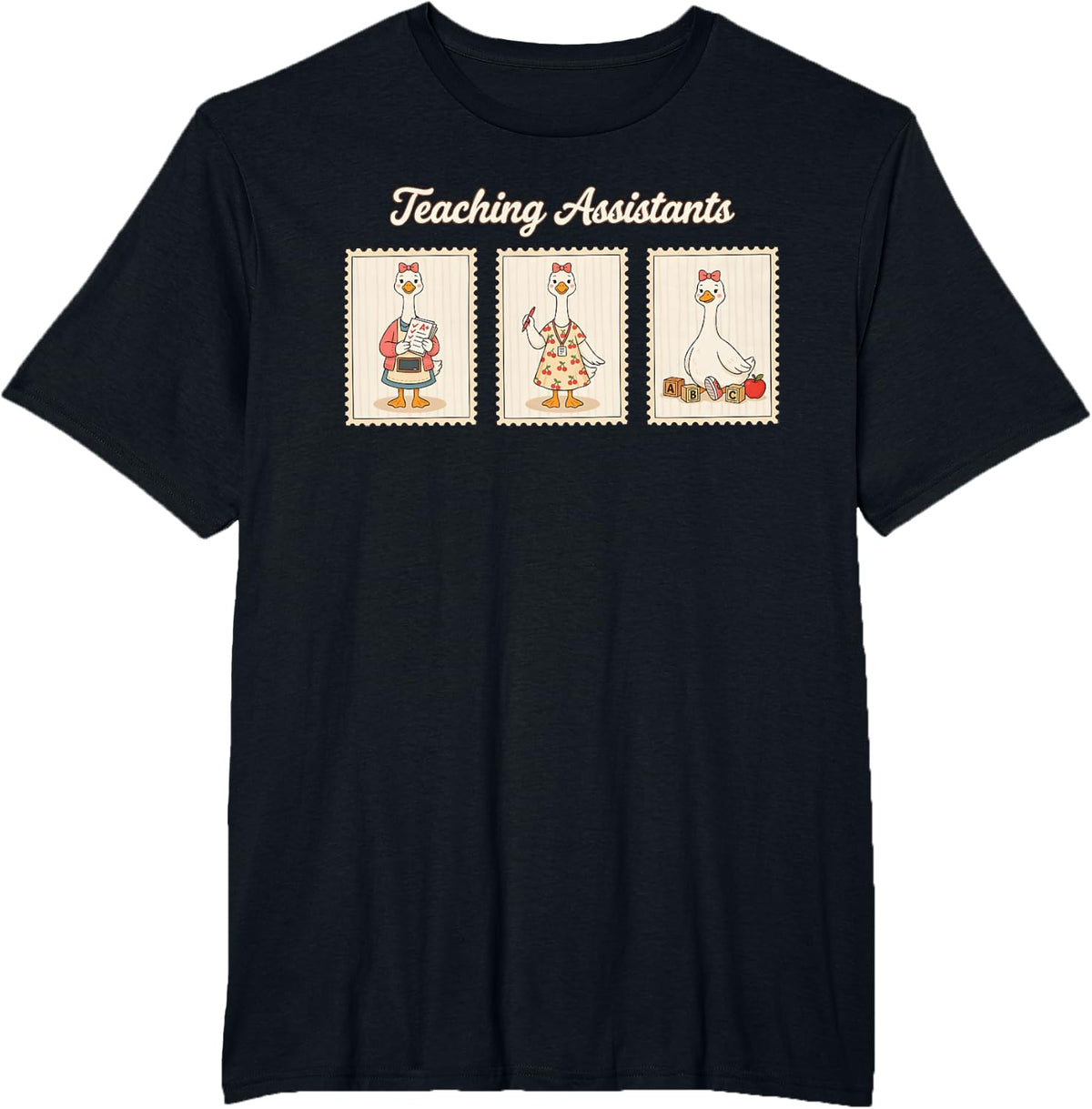 Teaching Assistant Teacher Assistant Paraprofessional Aide T-Shirt - Black