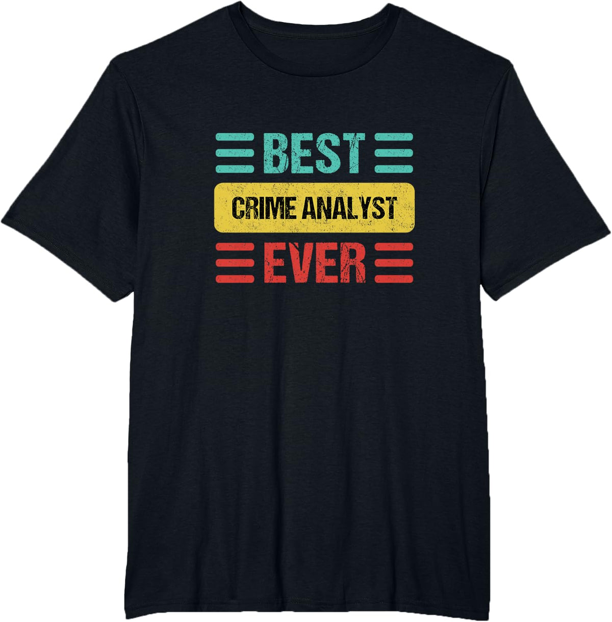 Crime Analyst T-Shirt - Black