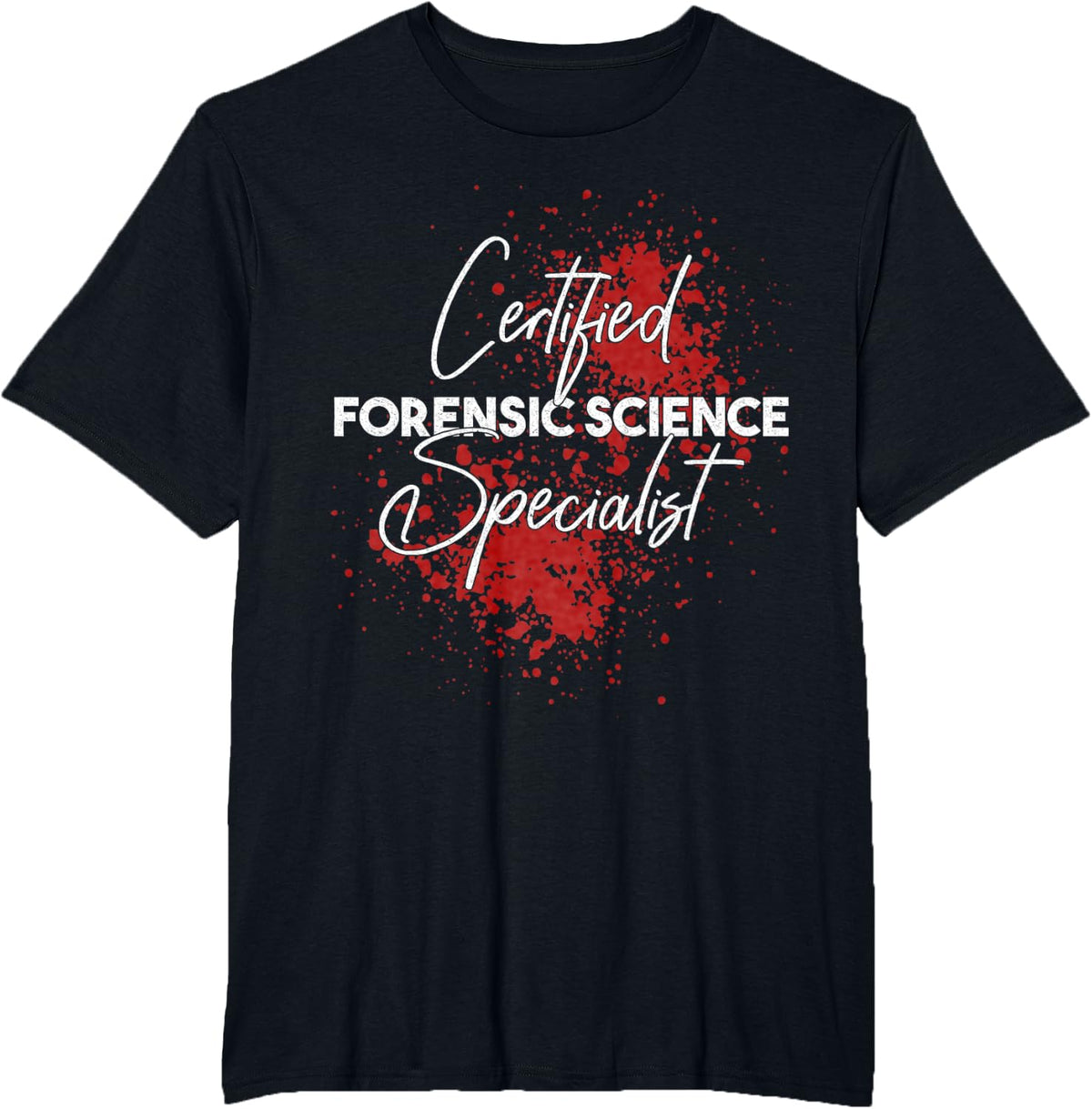 Certified Forensic Science Specialist T-Shirt - Black