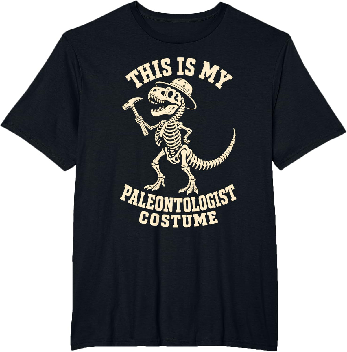 This is My Paleontologist Costume Paleontology Halloween T-Shirt - Black