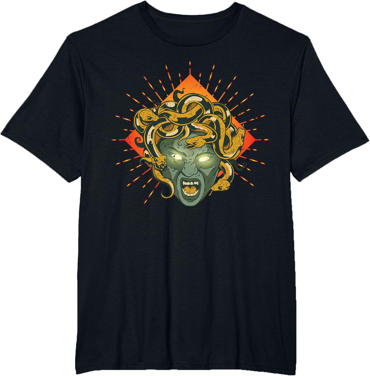 Medusa Art T-Shirt - Black