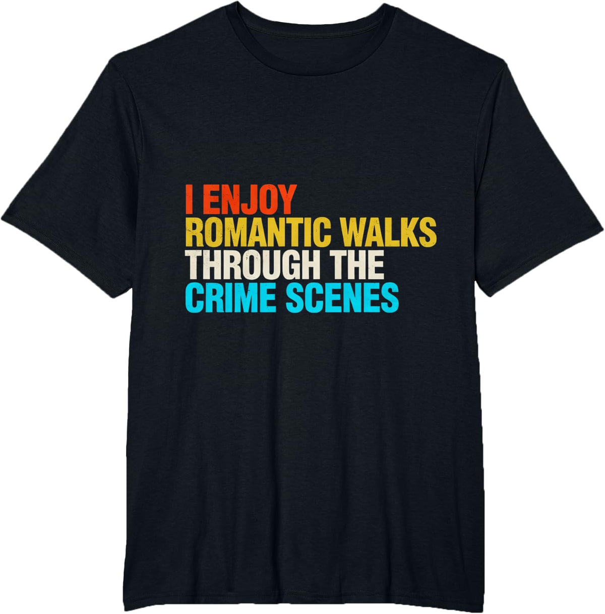 Forensic Science Criminalist Crime Lab T-Shirt - Black