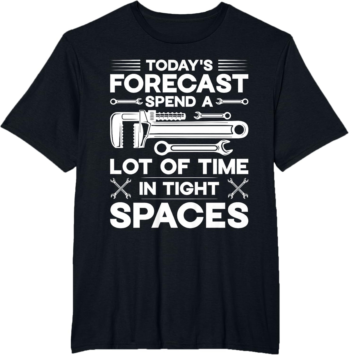 Pipefitter Tools Stickers Plumbing Wrench Pipefitters T-Shirt - Black