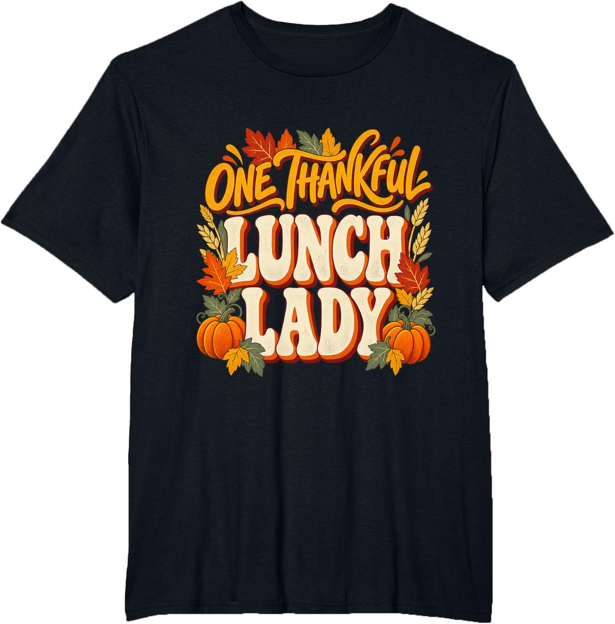 Thanksgiving Paraprofessional Harvest Autumn Humor T-Shirt - Black