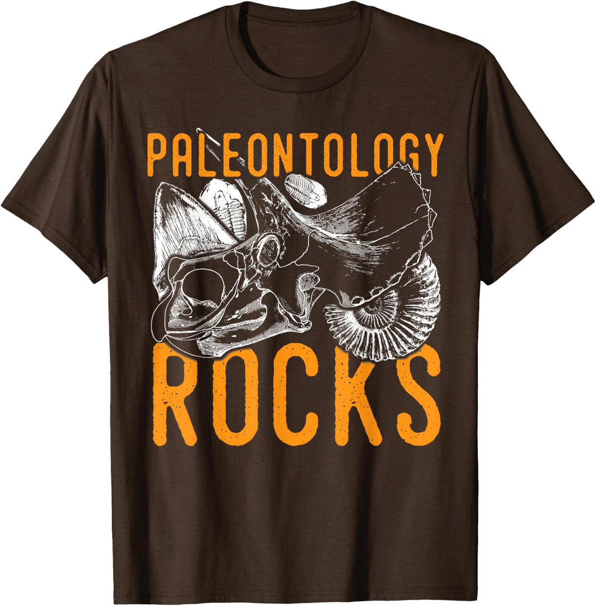Paleontology tshirt, ideal gift for paleontologists - Brown