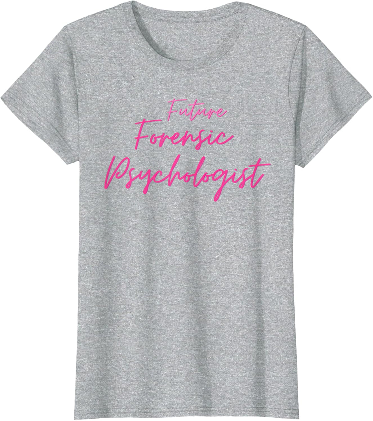 Future Forensic Psychologist swag T-Shirt - Heather Grey