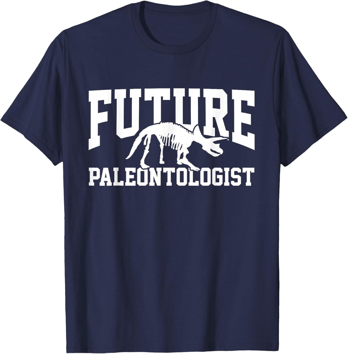 Future Paleontologist Gift Palentology T-Shirt - Navy Blue