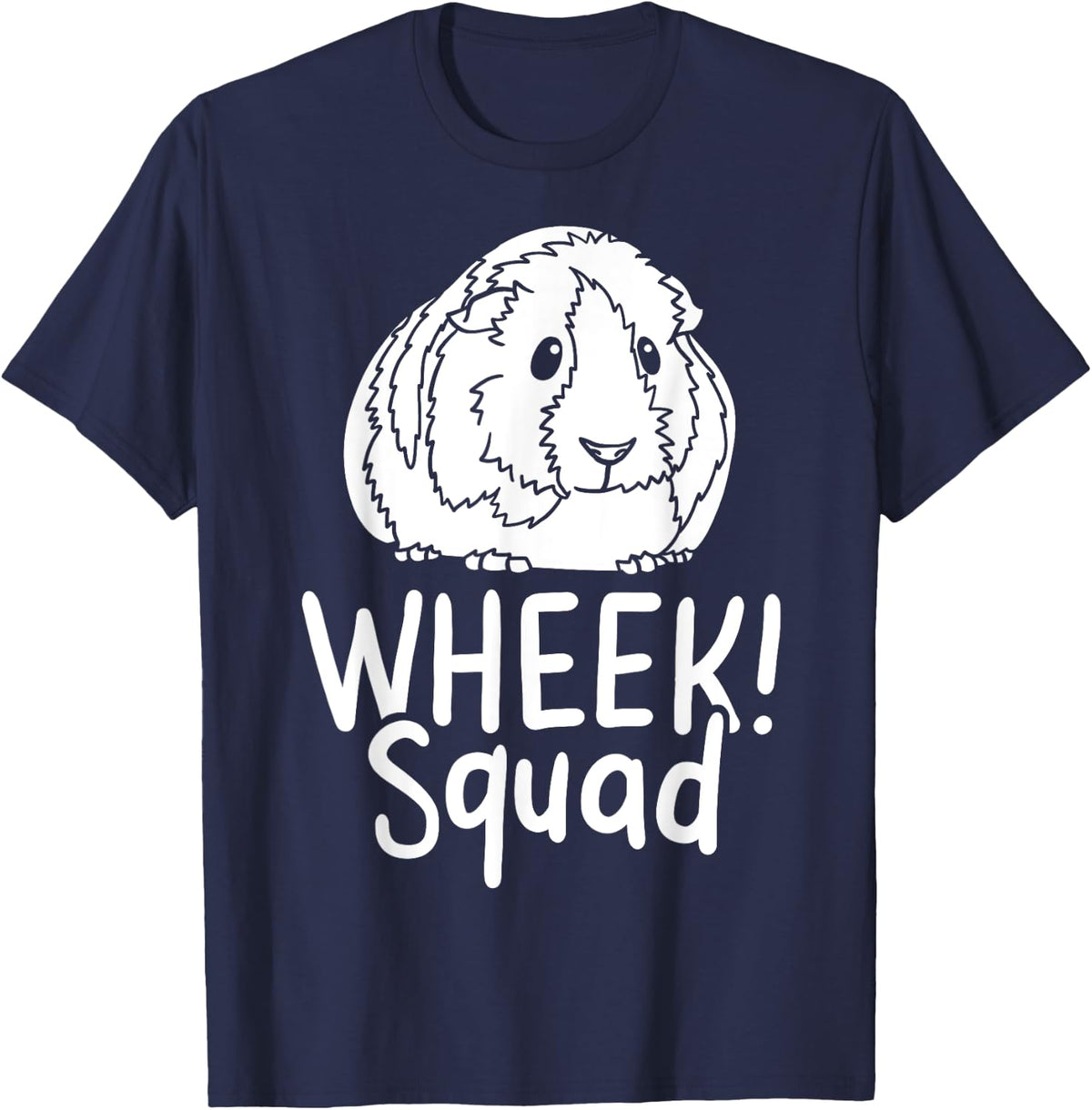 Guinea Pig Wheek Squad T-Shirt - Navy Blue