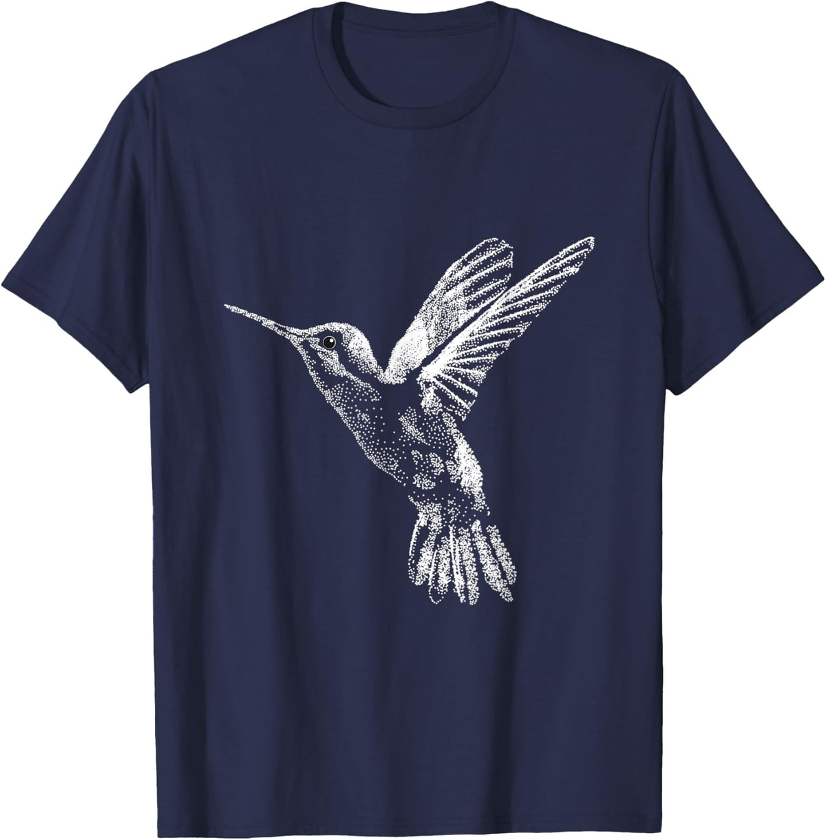 Hummingbird Birds Lovers Gift T-Shirt - Navy Blue