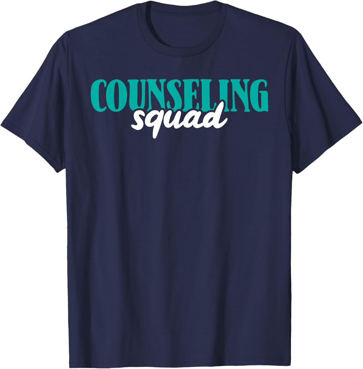 Counseling Squad Guidance Counselor School Counselor T-Shirt - Navy Blue
