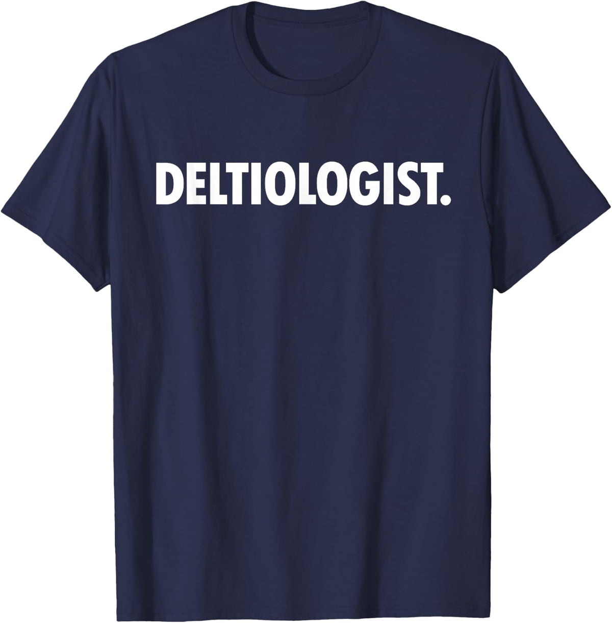 Deltiologist, Postcard Collecting, Ephemera Lover, Postal T-Shirt - Navy Blue