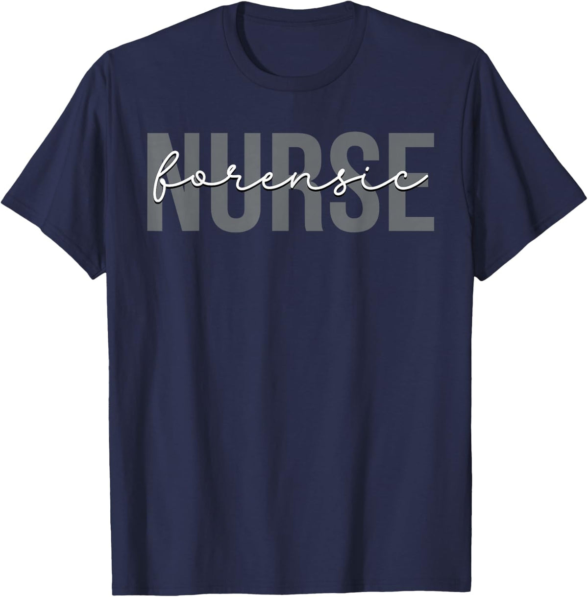 Forensic Nurse Correctional Nursing T-Shirt - Navy Blue