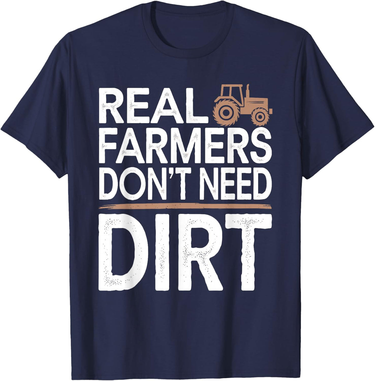 Farming Simulation Virtual Farming Game Fan Farm Life T-Shirt - Navy Blue