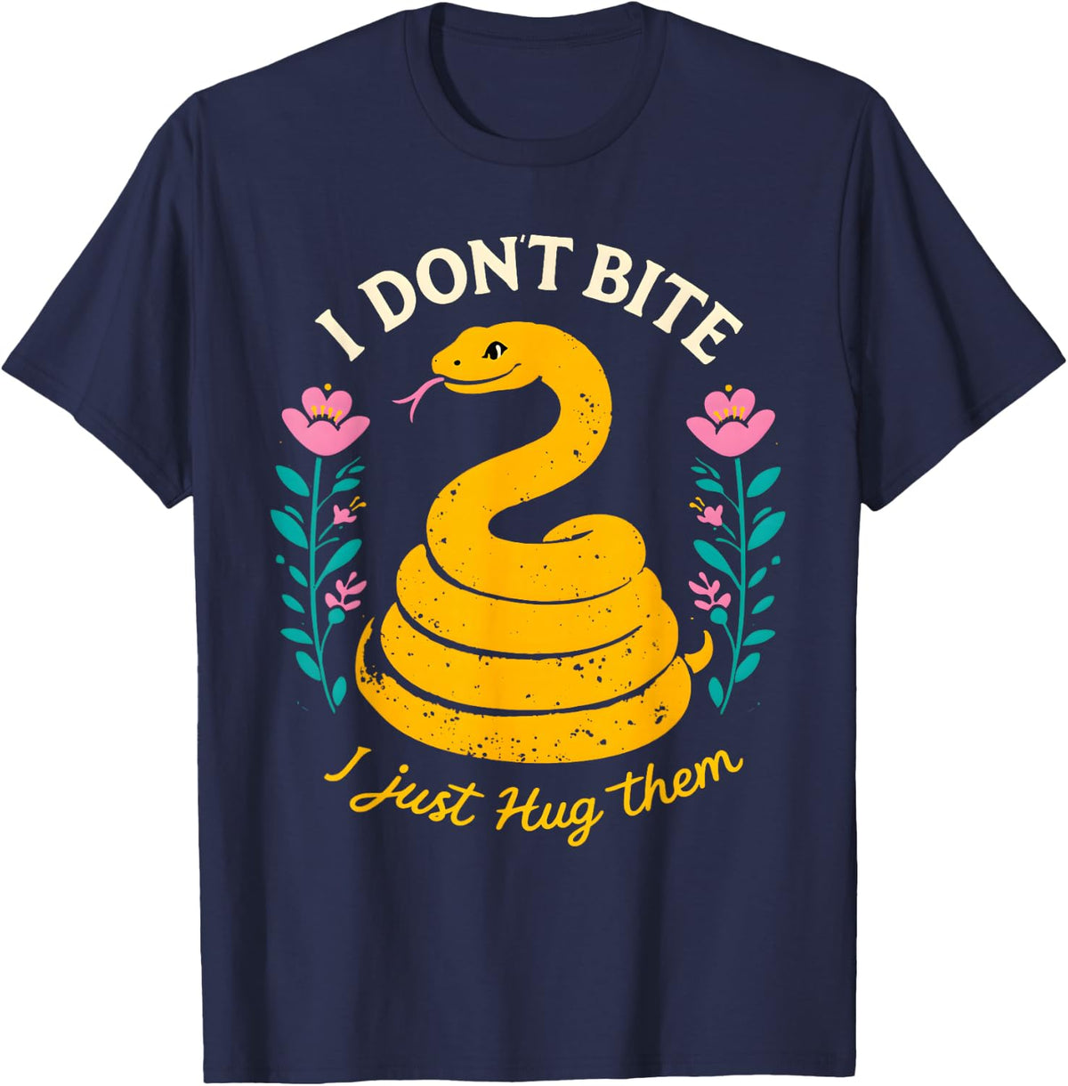 Cool Ball Python Art for Snake Reptile Owner T-Shirt - Navy Blue