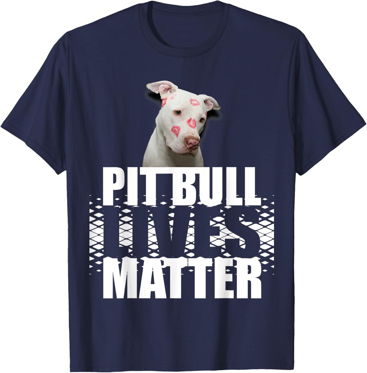 Pit Bull Lives Matter! fun shirt for dog lovers & pit owners Men Women Kids T-Shirt - Navy Blue