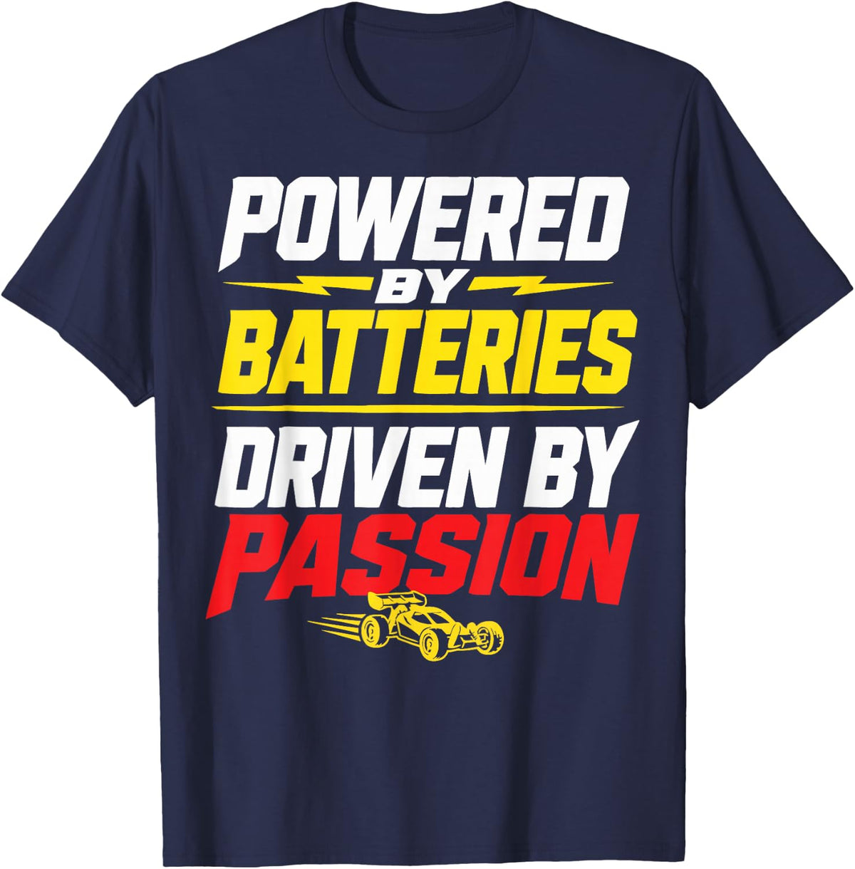 RC Car Racing Lover Remote Control Racer T-Shirt - Navy Blue