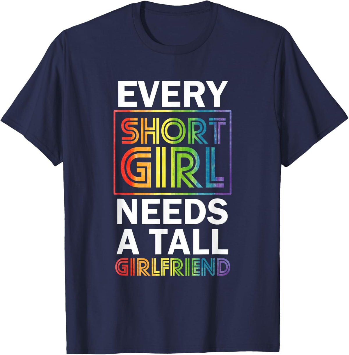 Lesbian Couple Pride Month - LGBT T-Shirt - Navy Blue